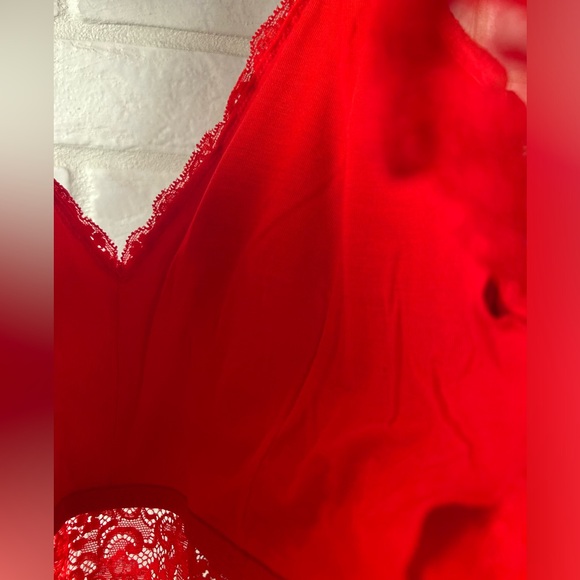 NWT Soma Bralette Lace Racerback Pullover Wireless XXL Cherry Red #0386 - Picture 4 of 10